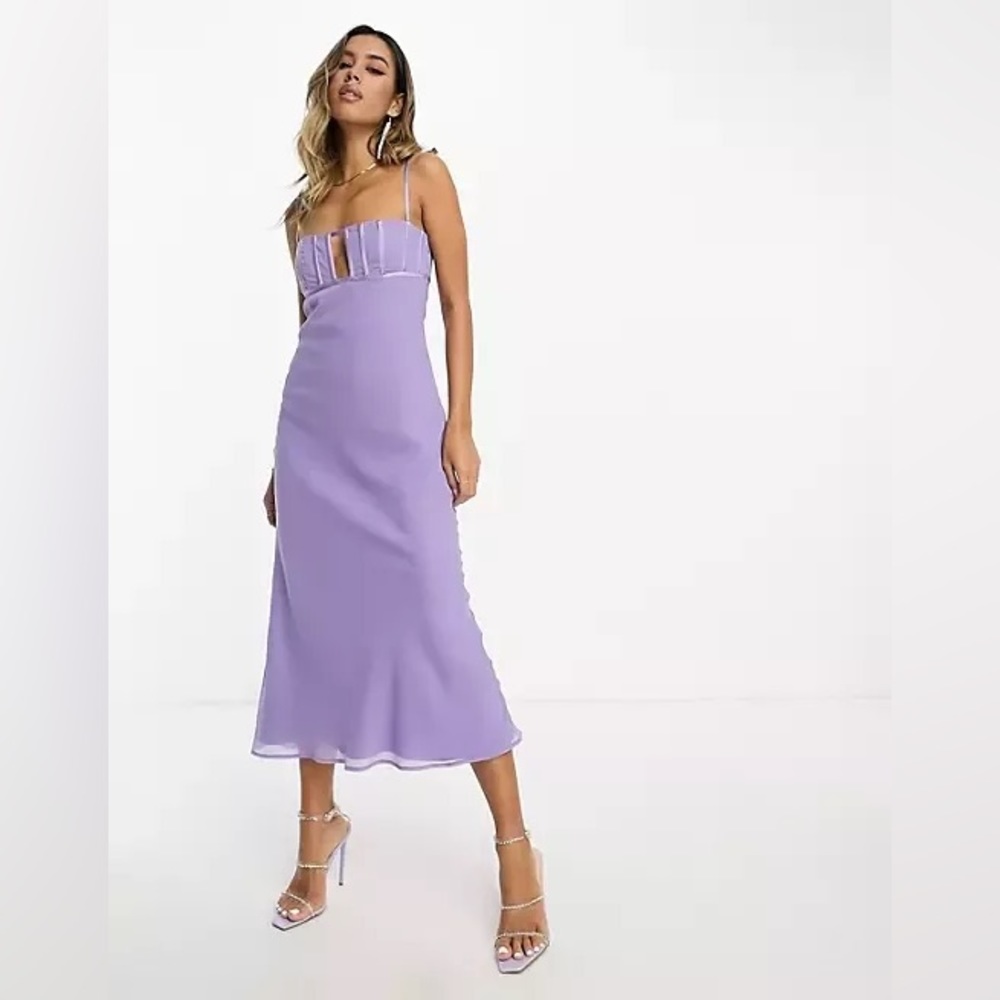 Corset Bust Midi Dress